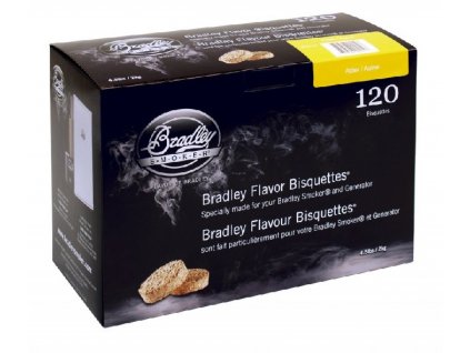 Jelša 120 ks - Bradley Smoker údiace brikety