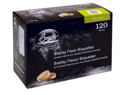 Jabloň 120 ks - Udiarenské brikety Bradley Smoker