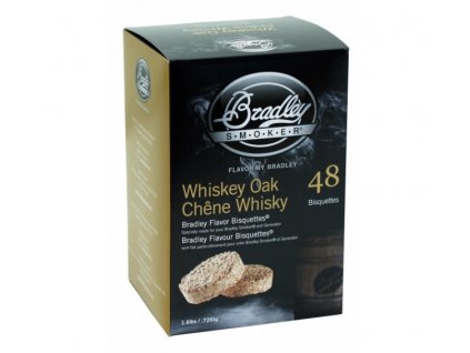 Whiskey Oak 48 ks - Bradley Smoker Brikety