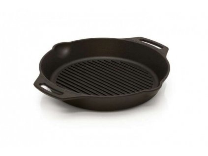 Liatinová grilovacia panvica s rukoväťami 30 cm Petromax