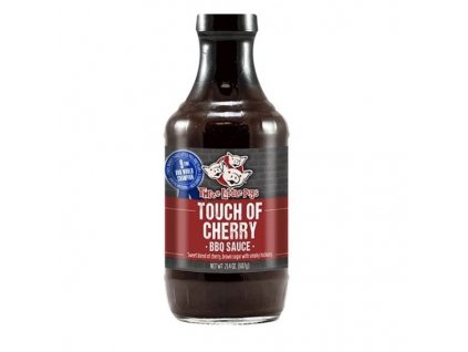 BBQ barbecue omáčka Touch of Cherry 607g Tri malé prasiatka