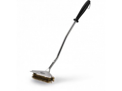 Grilovacia kefa so škrabkou a mosadznými štetinami Napoleon