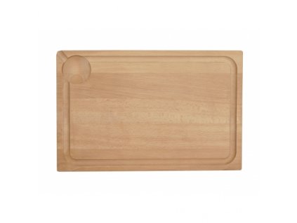 Drevená kuchynská doska na krájanie s otvorom