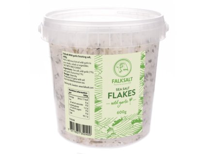 Morská vločková soľ cesnak 600g Falksalt