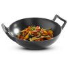 Liatinová grilovacia panvica wok