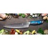 MODRÝ KUCHÁRSKY NÔŽ KIRITSUKE 205 MM DELLINGER RESIN FUTURE