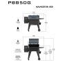Gril na drevené pelety Navigator 850 Pit Boss / PB850G