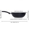 Titánová indukčná panvica wok ø 28 cm x 9 cm / 3,0 l