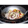 Uhlíková panvica Wok s bambusovou špachtľou XLarge, Veľké Big Green Egg