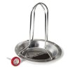 Broil King - Nerezový stojan na kurčatá s teplomerom