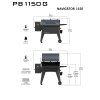 Gril na drevené pelety Navigator 1150 Pit Boss / PB1150G + plynovy Sportsman 3