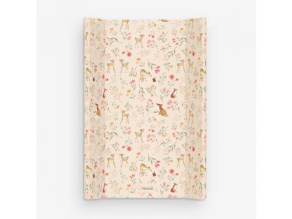 ALBERO MIO Prebaľovací pult tvrdý, 80 x 47, Kvetinová poľana