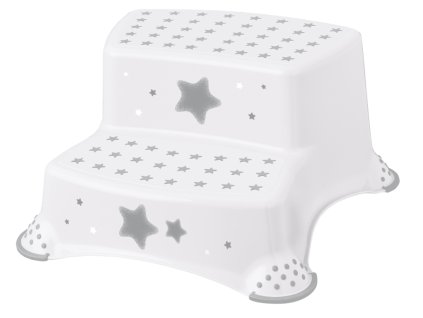 KEEEPER Protišmykový dvojstupienok biely