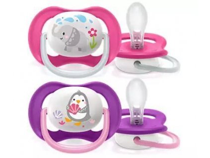 AVENT Cumlík Ultra Air 6-18m, Dievča, 2 ks