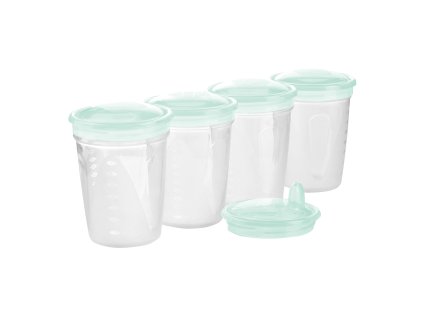 B.O.1028 Pojemnik na mleko matki,soki,i inne pokarmy 4 szt.