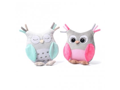 BABYONO Detská plyšová hračka/hrkálka, OWL SOPHIA