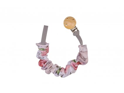 BABY 01268 Zawieszka do smoczka Peonie - bawełna