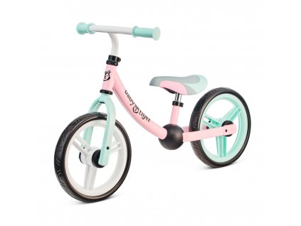 BABYTIGER Odrážadlo bicykel FLOW pink/mint