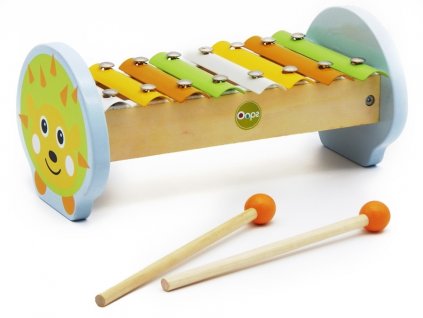 OOPS Drevená hračka cimbal ježko 12m+