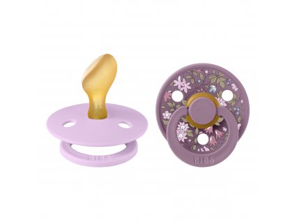 BIBS x Liberty Colour anatomicke cumliky z prirodneho kaucuku 2ks velkost 2 VioletSky Mauve 221112101 5713795255931
