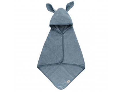 BIBS Kangaroo osuska s kapucnou z BIO bavlny Petrol I 9419260 5713795242221