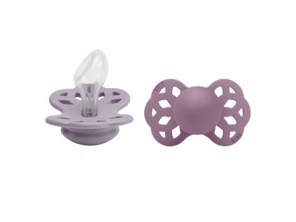 BIBS Infinity anatomické cumlíky zo silikónu 2ks - veľkosť 2 - Fossil Grey / Mauve