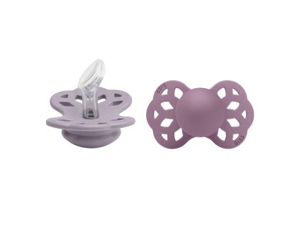 BIBS Infinity anatomické cumlíky zo silikónu 2ks - veľkosť 1 - Fossil Grey / Mauve