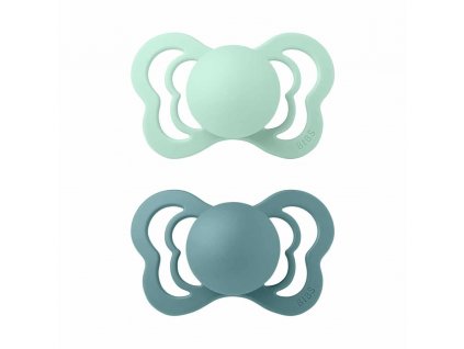 BIBS Couture cumliky z prirodneho kaucuku zo silikonu 2ks NordicMintIslandSea