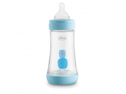 CHICCO Fľaša PERFECT5 240 ml 4m+ chlapec