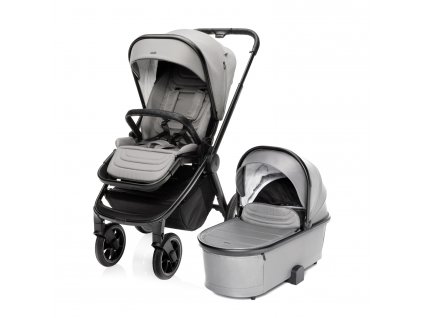 Zopa Kočík 2v1 Move Cross 3 + korba XL 3 + adaptéry, Metal Grey
