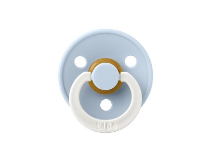 BIBS Colour cumlík z prírodného kaučuku 1ks – veľkosť 2 - Baby Blue nočný