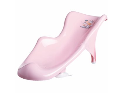 MALTEX Fotelik do kąpieli Zebra jasny róż