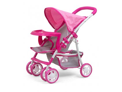 MILLY MALLY Wózek dla lalek Kate Prestige pink
