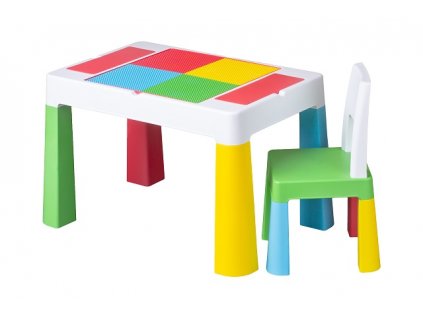 TEGA BABY Multifunkčný detský stôl viacfarebný