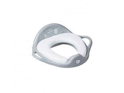 TEGA BABY Sedátko na wc mäkké Sova sivá