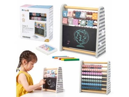 VIGA 44086 PolarB Liczydło do nauki matematyki 3w1