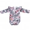 BABY 01355 Body niemowlęce dł rękaw Grey Rose 68/74