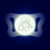 CHICCO 00075126410000 Smoczek MICRO GLOW sil 0-2m 2 szt