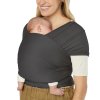 ERGOBABY | Šatka /Aura Sustainably Sourced Knit Baby Wrap - Soft Black