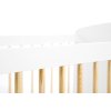 KLUPŚ Łóżeczko KAROLINA II biel-sosna 120x60