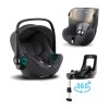 Autosedačka set Baby-Safe 3 i-Size+Báze Flex Base Isense+Autosedačka Dualfix iSense, Midnight Grey