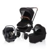 SET Športový kočík Move Cross + korba XL + autosedačka, Night Black/Black