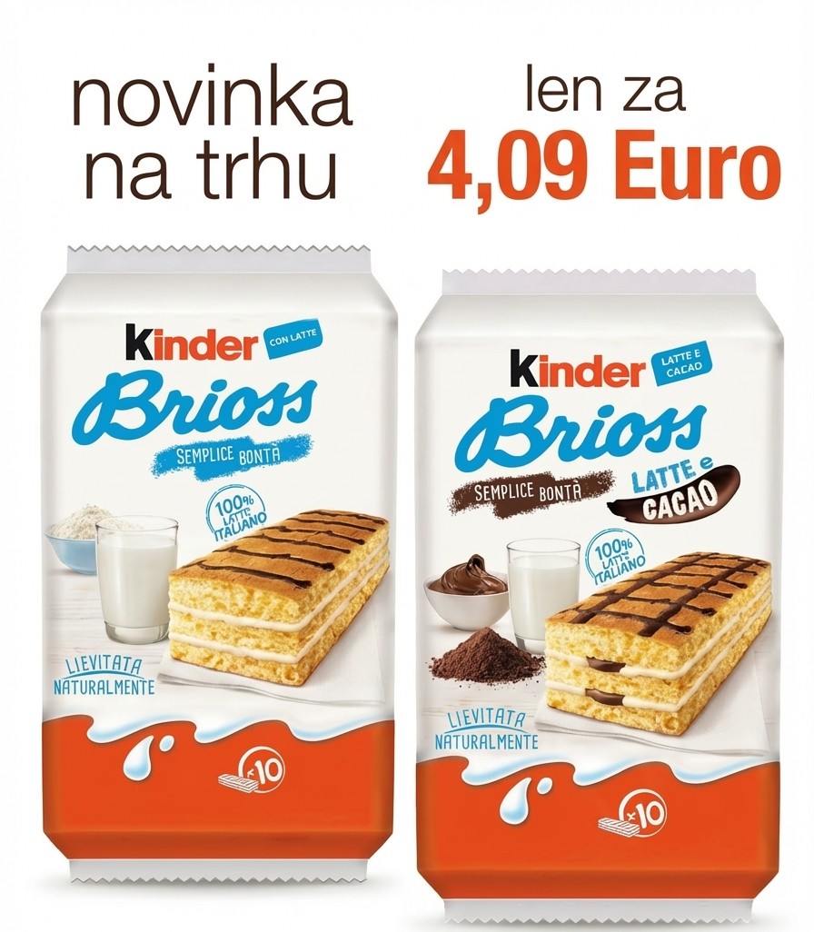 Kinder Brioss novinka na trhu