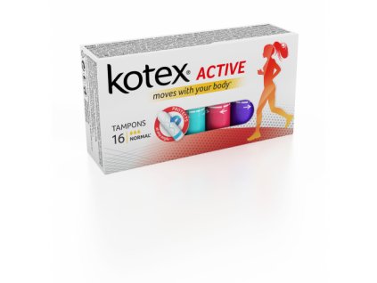 10372 1 kotex active tampony normal 1x16ks