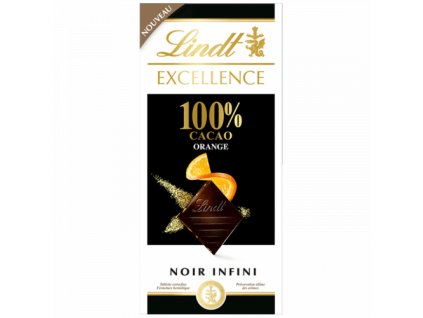 12103 1 lindt excellence 100 cacao orange 50g