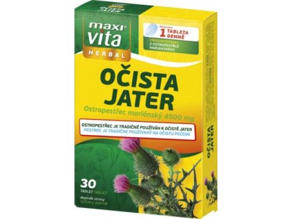 14641 1 maxivita herbal ocista pecene 30 tabliet