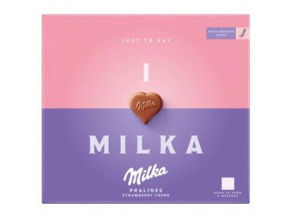 15442 1 milka i love milka strawberry dezert bonboniera 1x110g