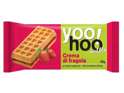 Yoohoo! waffle s jahodovou náplňou 50g