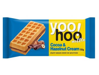 Yoohoo! waffle s kakaovo-lieskoorechovou náplňou 50g