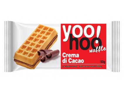 Yoohoo! waffle s kakaovou náplňou 50g